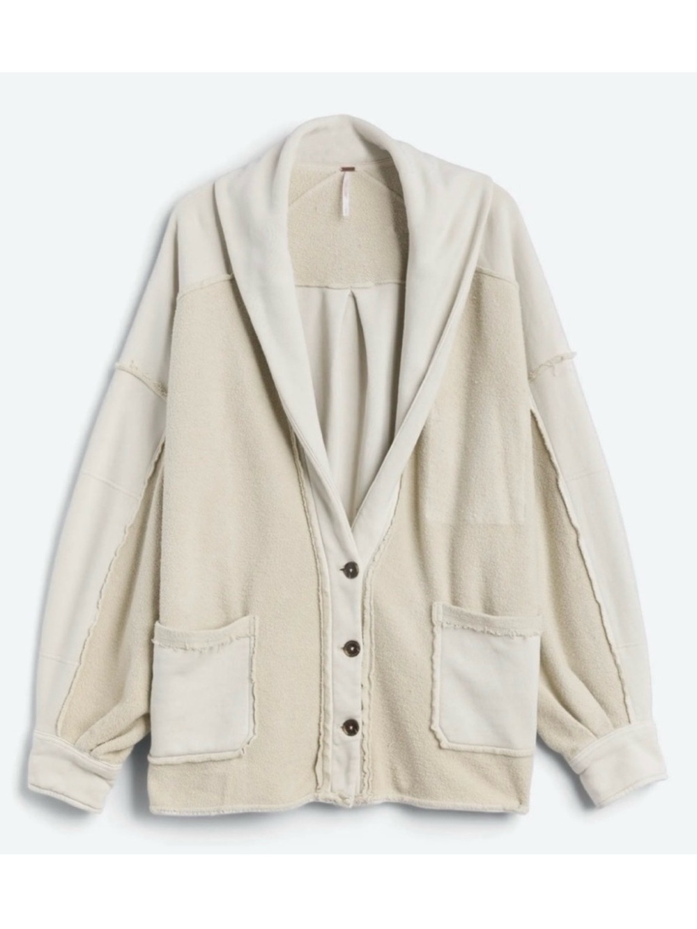 Free People Jordan Reverse Fleece Shacket. - Picture 2 of 5